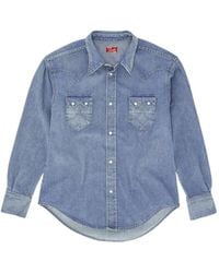 Fortela - Chemise Redford En Jean - Lyst