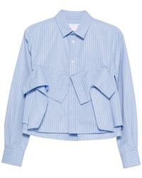 Sacai - Camicia A Righe - Lyst