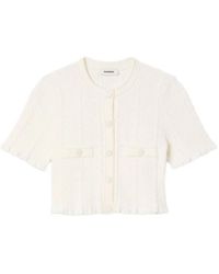 Sandro - Cable-Knit Cardigan - Lyst