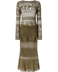 Pinko - Tricot Maxi Dress - Lyst