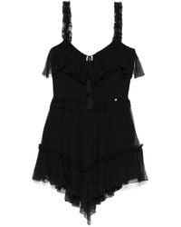 Nissa - Tassel-Detail Mini Dress - Lyst