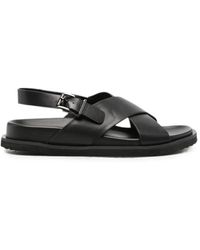 SERGIO MORETTI FIRENZE - Crossover-Strap Buckle-Fastening Sandals - Lyst