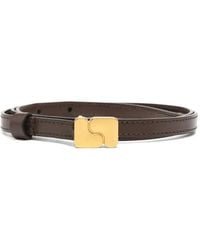 Soeur - Logo-Buckle Leather Belt - Lyst