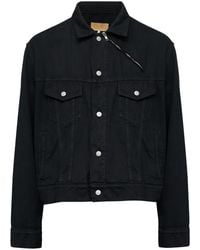 MM6 by Maison Martin Margiela - Veste En Jean À Détails De Zips - Lyst
