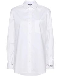 Moschino - Chest-Pocket Poplin Shirt - Lyst
