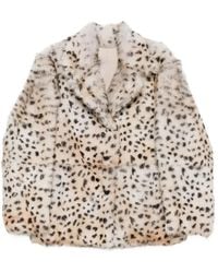 Arma - Cynthia Leopard-Print Shearling Coat - Lyst