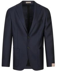 Corneliani - Single-Breasted Notch-Lapel Blazer - Lyst
