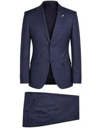 Tombolini - Costume Boutonné À Revers Crantés - Lyst