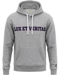 GANT - X Yale Logo-Print Hoodie - Lyst