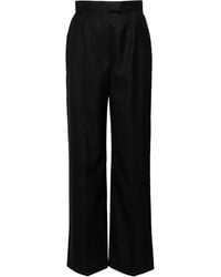McQueen - Tailored Pinstriped Wool Trousers - Lyst