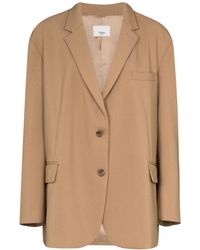 Frankie Shop - Blazer Met Enkele Rij Knopen - Lyst