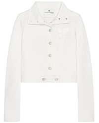 Courreges - Logo-Patch Denim Jacket - Lyst