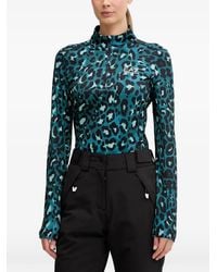 EA7 - Leopard-Print Base Layer - Lyst