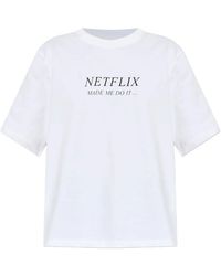 Victoria Beckham - T-Shirt À Slogan Imprimé - Lyst