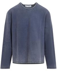 Our Legacy - Fleece-Texture Long-Sleeve Sweatshirt - Lyst