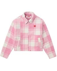 A Bathing Ape - Apee Check Zip Jacket - Lyst