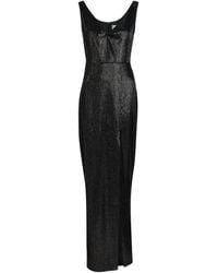 Roland Mouret - V-Neck Gown Maxi Dress - Lyst