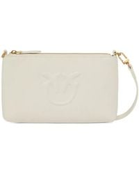 Pinko - Clutch Mit Logo-Prägung - Lyst