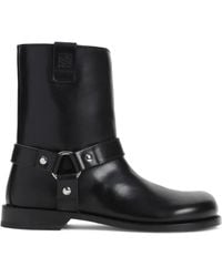 Loewe - Campo Biker Boots - Lyst