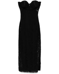 Dolce & Gabbana - Strapless Lace Dress - Lyst
