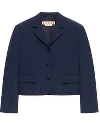 Marni - Deep Techno Wool Jacket - Lyst