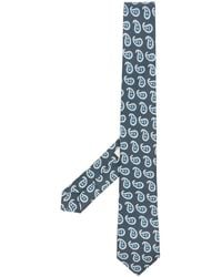Etro - Paisley-Print Jacquard Silk Tie - Lyst
