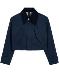 Ami Paris - Cropped Canvas Jacket For - Lyst