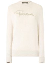 Roberto Cavalli - Trui Met Geborduurd Logo - Lyst
