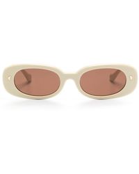 Nanushka - Aliza Oval-frame Sunglasses - Lyst