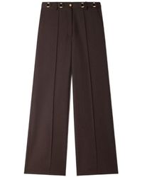 Sandro - Pantaloni Dritti Con Cintura - Lyst