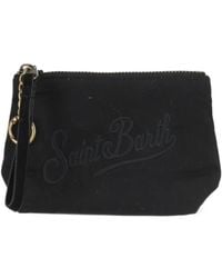 MC2 Saint Barth - Mini Aline Embroidered-Logo Clutch Bag - Lyst