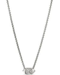 John Hardy - Icon Stud Diamond Necklace - Lyst