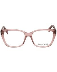 Swarovski - Crystal-Embellished Cat-Eye Glasses - Lyst
