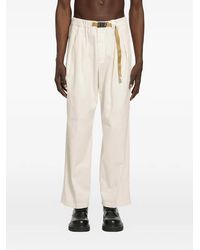White Sand - Pantaloni A Gamba Ampia Con Cintura - Lyst