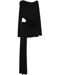 Axel 113 - Tyla Cut-Out Draped Mini Dress - Lyst