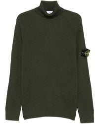 Stone Island - Ribbed Turtleneck Sweater - Lyst