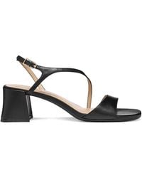 Geox - New Eraklia 50 T01 Asymmetric-Strap Block-Heel Pumps - Lyst