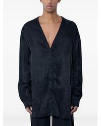 Rick Owens - Vネック シャツ - Lyst