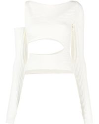 ANDREADAMO - Asymmetric Cut-Out Top - Lyst