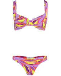 Brigitte Bardot Diana Animal Print Bikini In Green Lyst UK brigitte-bardot-diana-animal-print-bikini-in-green-lyst-uk