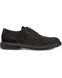 Geox - Suede Lace-Up Sneakers - Lyst