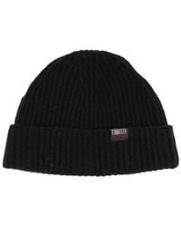 MM6 by Maison Margiela - Ribbed Logo-Patch Beanie - Lyst