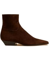 KHAITE - The Marfa Ankle Boot - Lyst