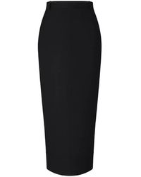 Thom Browne - Hopsack Midi Pencil Skirt - Lyst