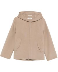 Max Mara - Hooded Zip-Up Jacket - Lyst