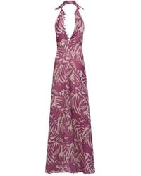 ‎Taller Marmo - Barbara Tropical Buttoned Maxi Dress - Lyst