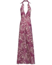 ‎Taller Marmo - Barbara Tropical Buttoned Maxi Dress - Lyst
