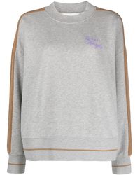 Palm Angels - Angels Logo-Embroidered Sweatshirt - Lyst