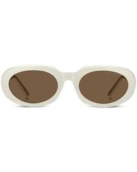 Marc Jacobs - Oval-Frame Sunglasses - Lyst