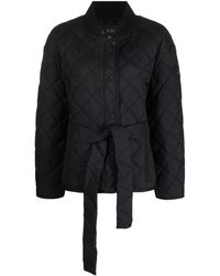 Moose Knuckles - Queensway Quilted Belted Jacket - Lyst